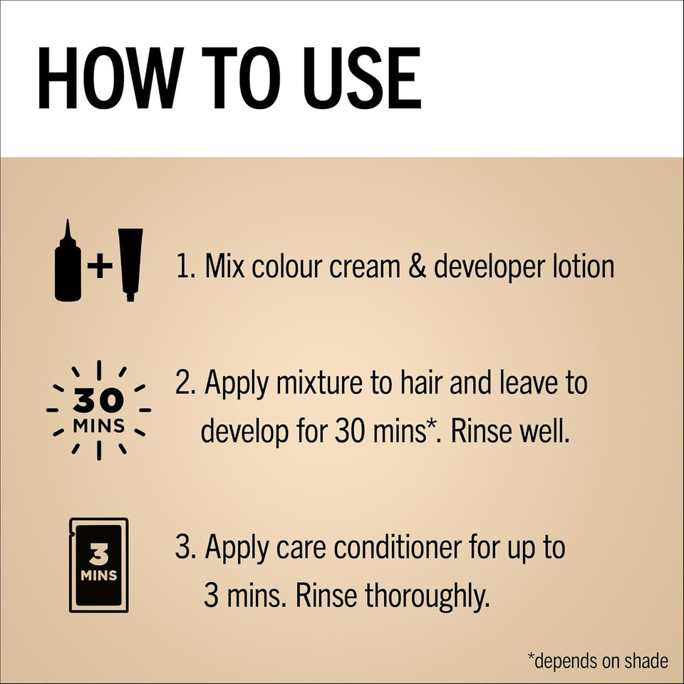 Schwarzkopf Oleo Intense Permanent Oil Colour 5-77 Light Copper Brown Hair Dye, 100% Grey Coverage, Conditioner with HaptIQ System, Long-Lasting Colour, Ammonia Free