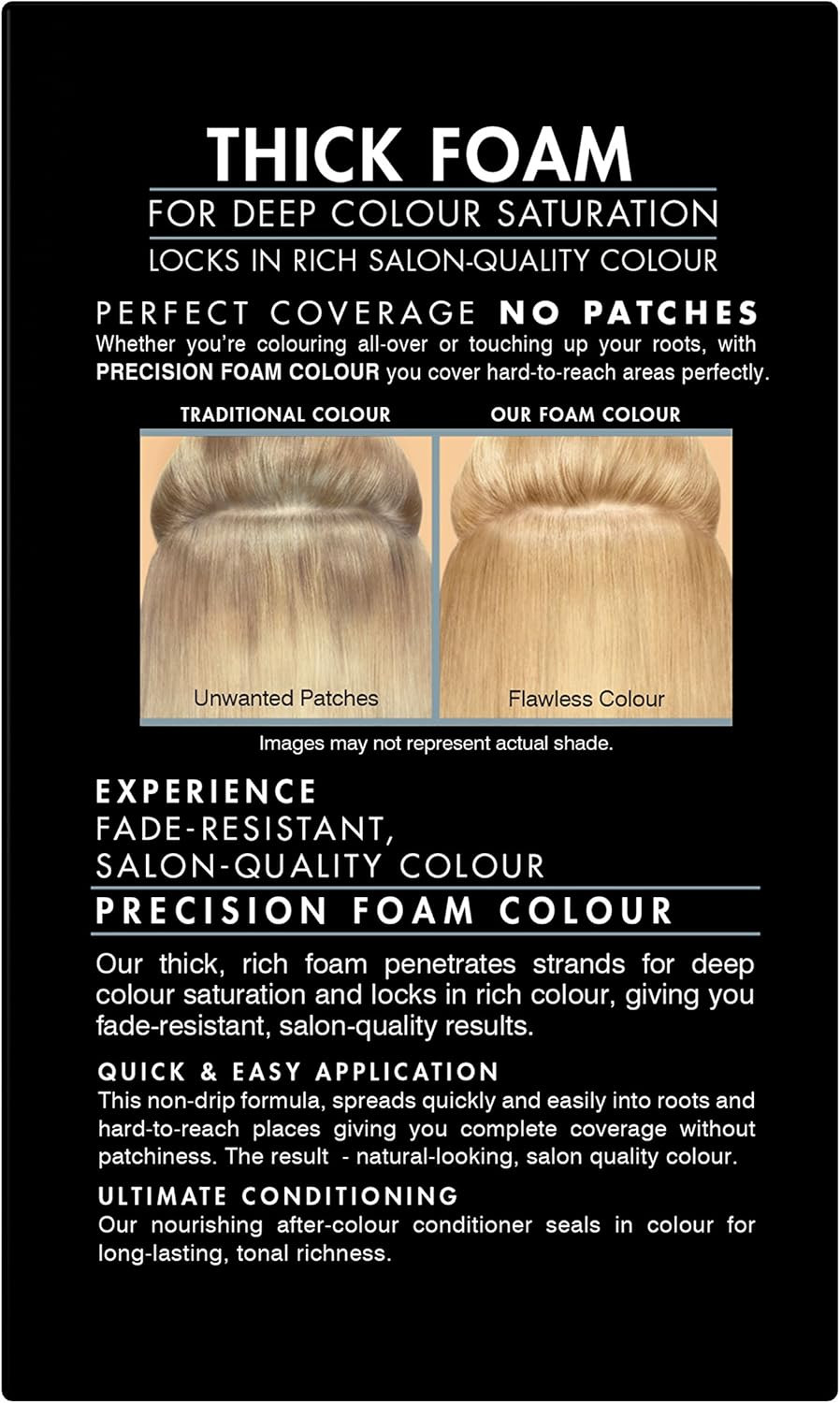 John Frieda Precision Foam Colour Number 10B, Extra Light Beige Blonde