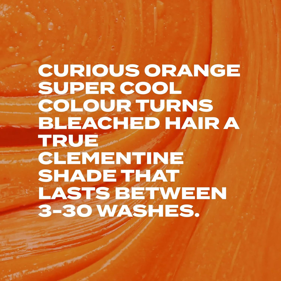Bleach London Burnt Peach Colour - Bright Peach Hair Dye - Vegan & PETA-Approved Semi-Permanent Direct Dye - 150 ml