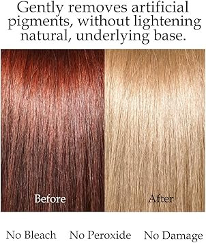 Scott Cornwall Decolour Hair Colour Stripper, Removes natural and artificial pigment, Ammonia-Free Colour Stripper and Lightener, Low-Peroxide Cruelty-Free