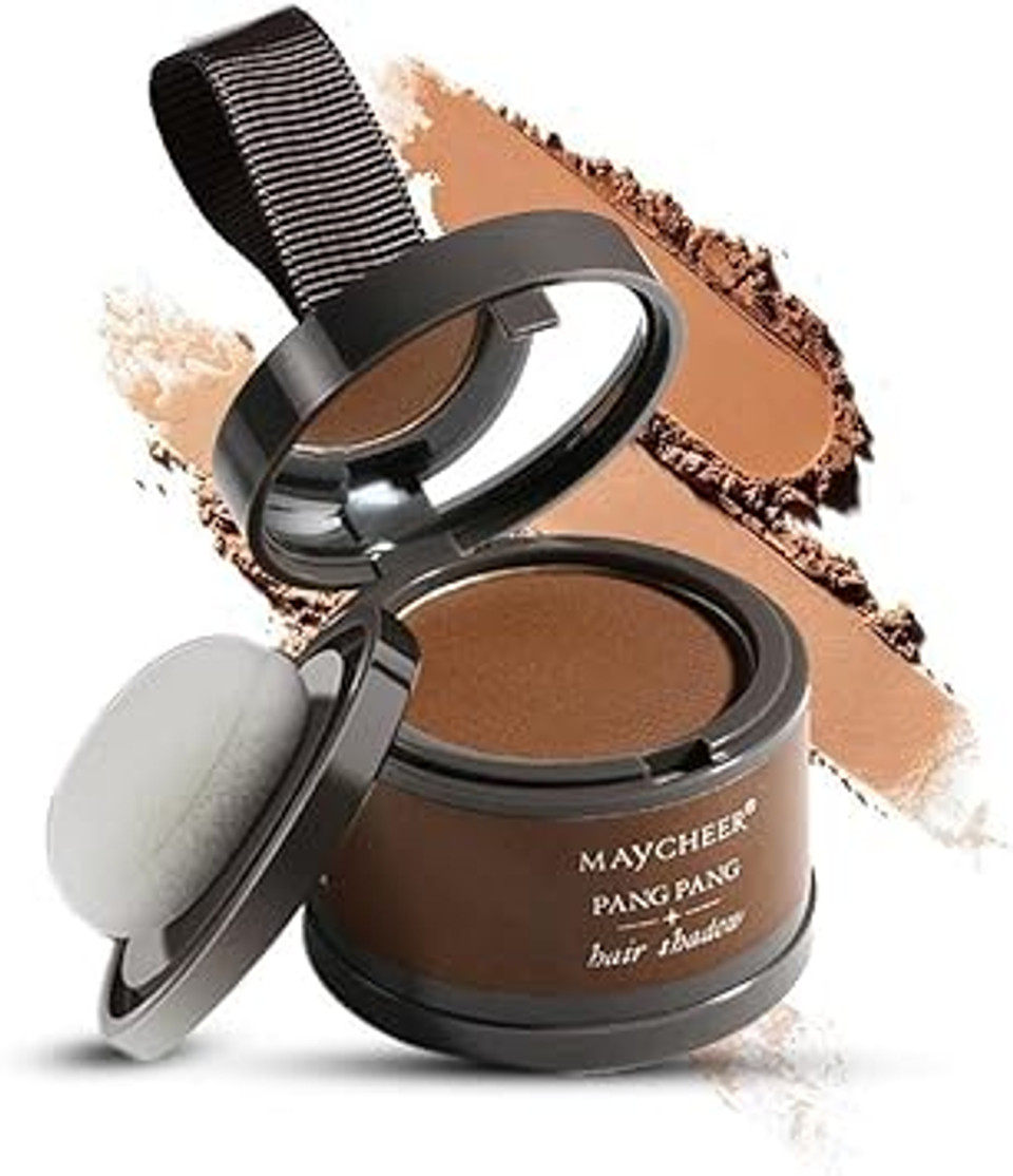 Hairline Powder, Hair Shadow, Hair Root Concealer, Hairline Shadow Cover Up Powder Use for Filling in Thinning Hair, Hair Root Concealer For Makeup for Men and Women, Light Brown Hairline Powder, Hair Shadow, Hair Root Concealer, Hairline Shadow Cover Up Powder Use for Filling in Thinning Hair, Hair Root Concealer For Makeup for Men and Women, Light Brown