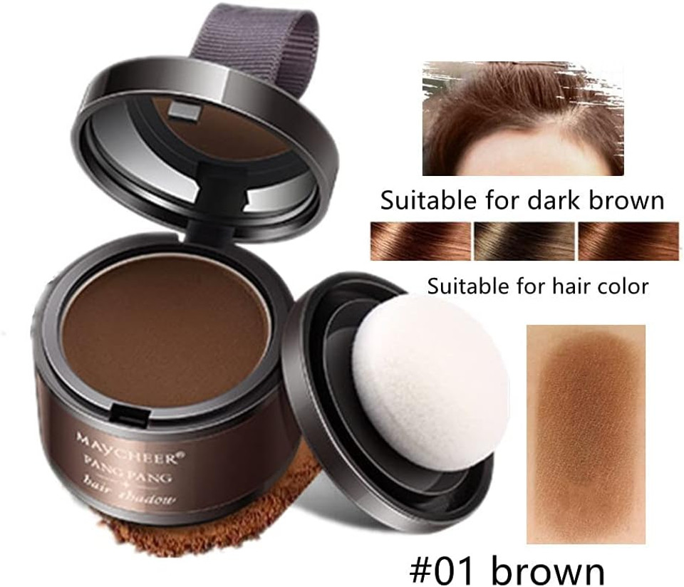 Hairline Powder, Hair Shadow, Hair Root Concealer, Hairline Shadow Cover Up Powder Use for Filling in Thinning Hair, Hair Root Concealer For Makeup for Men and Women (Light Coffee) Hairline Powder, Hair Shadow, Hair Root Concealer, Hairline Shadow Cover Up Powder Use for Filling in Thinning Hair, Hair Root Concealer For Makeup for Men and Women (Light Coffee)