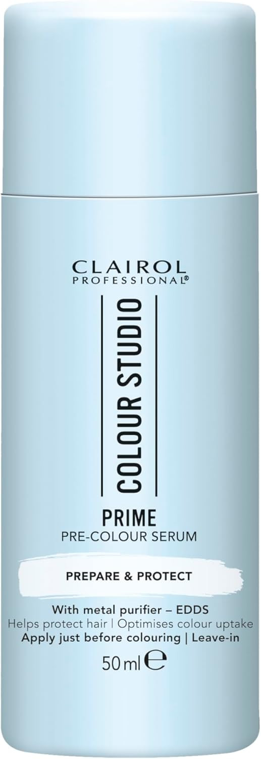Clairol Colour Studio Permanent Colour Cream | Hair Dye | Long-lasting Rich Tones | 100% Grey Coverage | Dermatologically Tested Vegan Formula | Hair Colouring Kit | Cool Chai 8/1 I 50ML