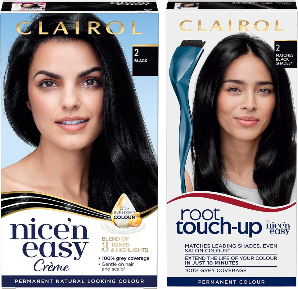 Clairol Nice'n Easy Permanent Colour (6 Light Brown) + Root Touch Up (6 Light Brown)