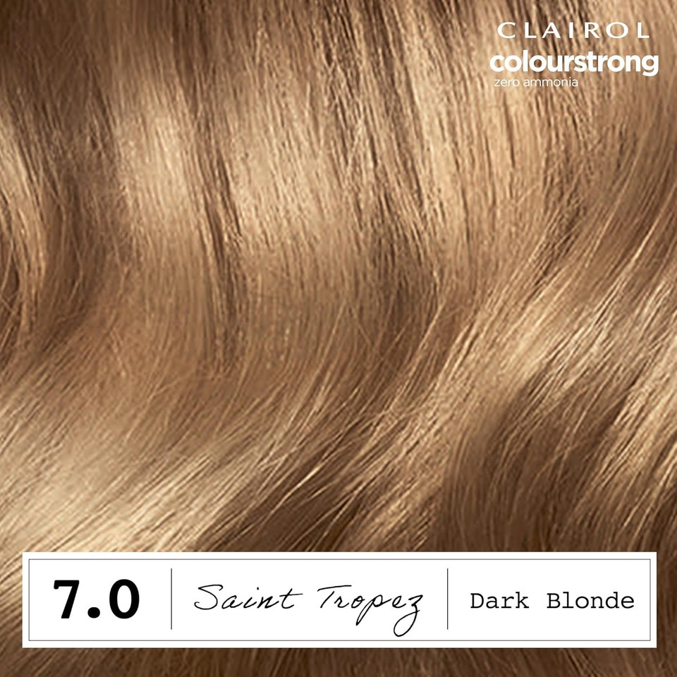 Clairol Colour Strong Permanent Hair Dye - 7.0 Dark Blonde