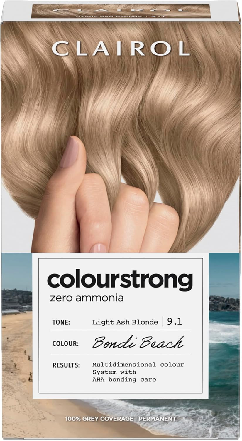 Clairol Colour Strong Permanent Hair Dye - 9.1 Light Ash Blonde