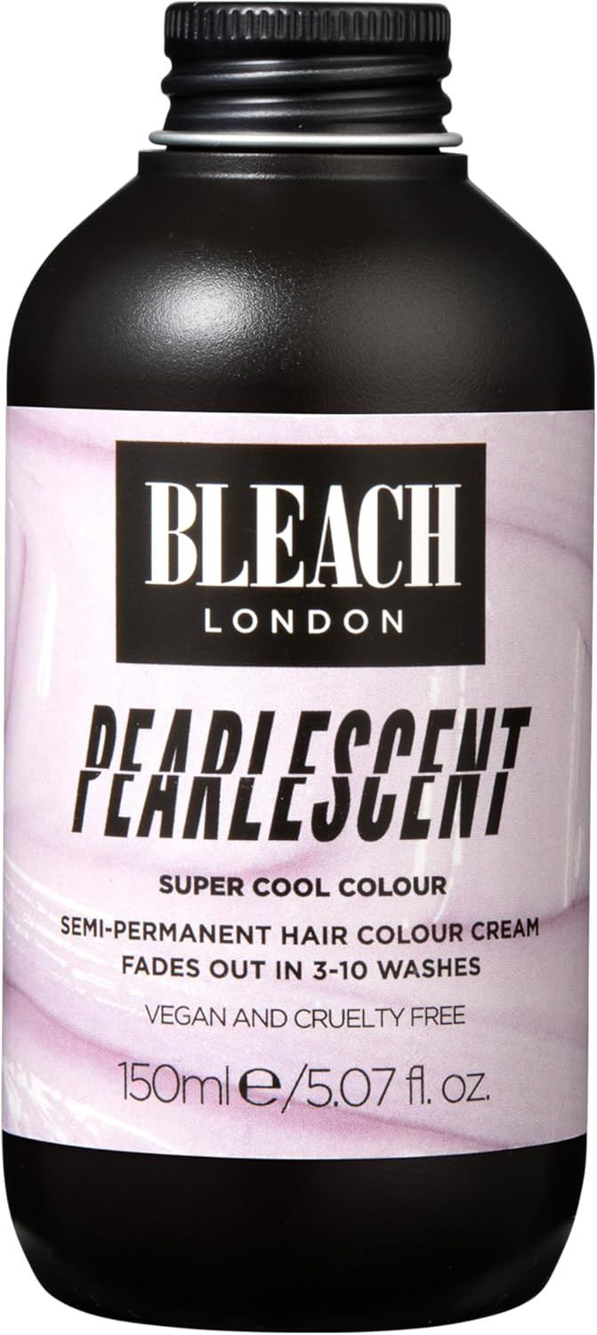 BLEACH LONDON Awkward Peach Semi-Permanent Hair Colour Cream (2 Pack) - Pastel Peachy Gold, Vegan, Cruelty Free, Temporary Hair Dye, 150 ml x 2