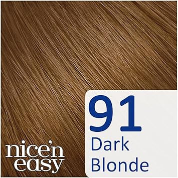 Clairol Nice'n Easy No Ammonia Hair Dye, 91 Dark Blonde