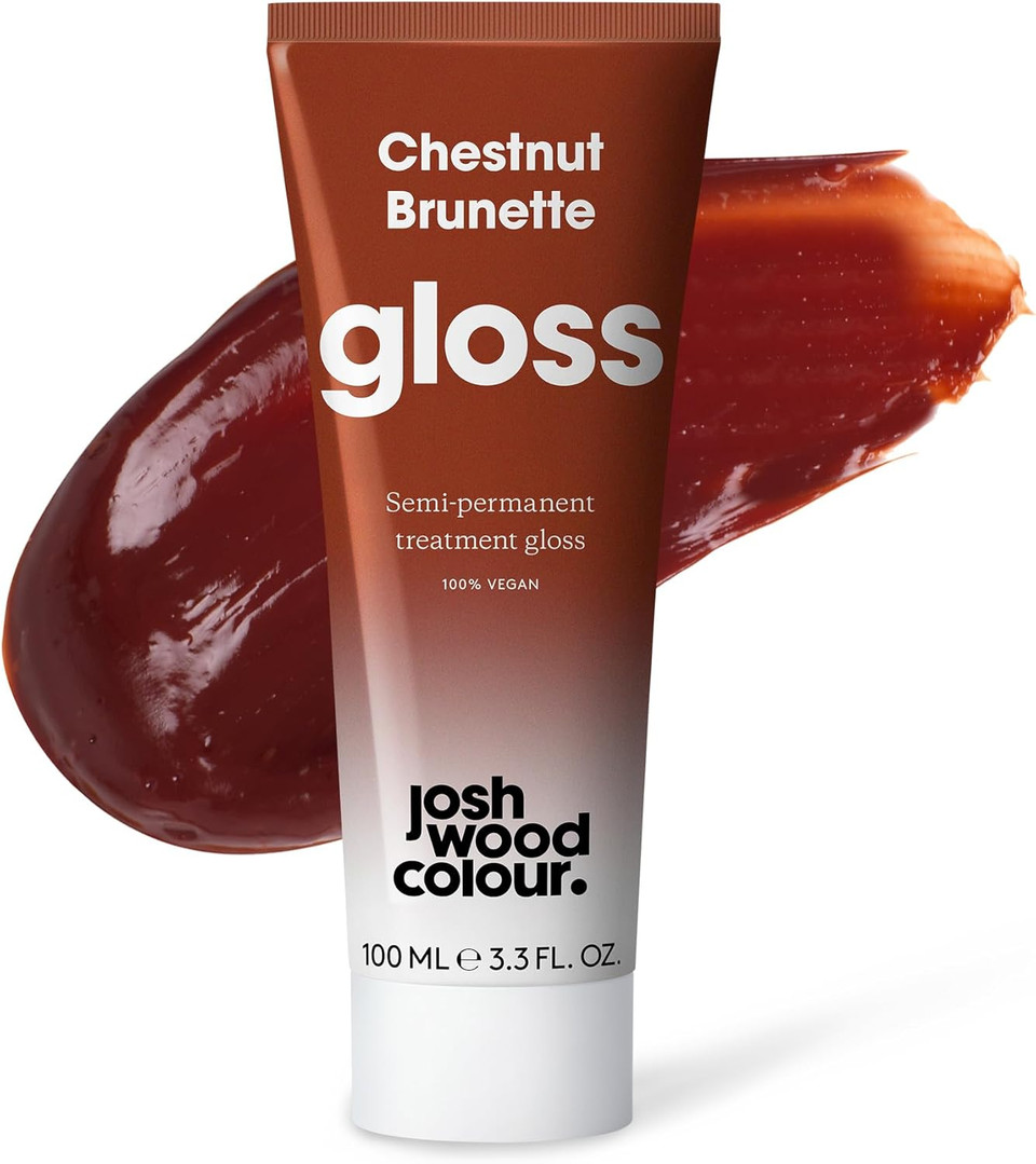 Josh Wood Hair Gloss (Pink) - Semi-permanent gloss refreshes and conditions hair colour - Lasts up to 6 washes - 100% Vegan - Cream (100ml)