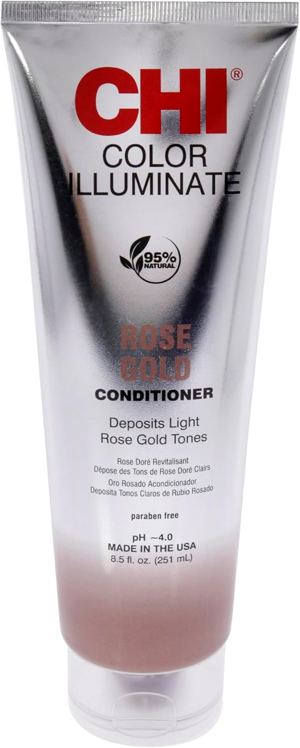 CHI Ionic Color Illuminate Platinum Blonde, Enhancing Conditioner, 251 ml