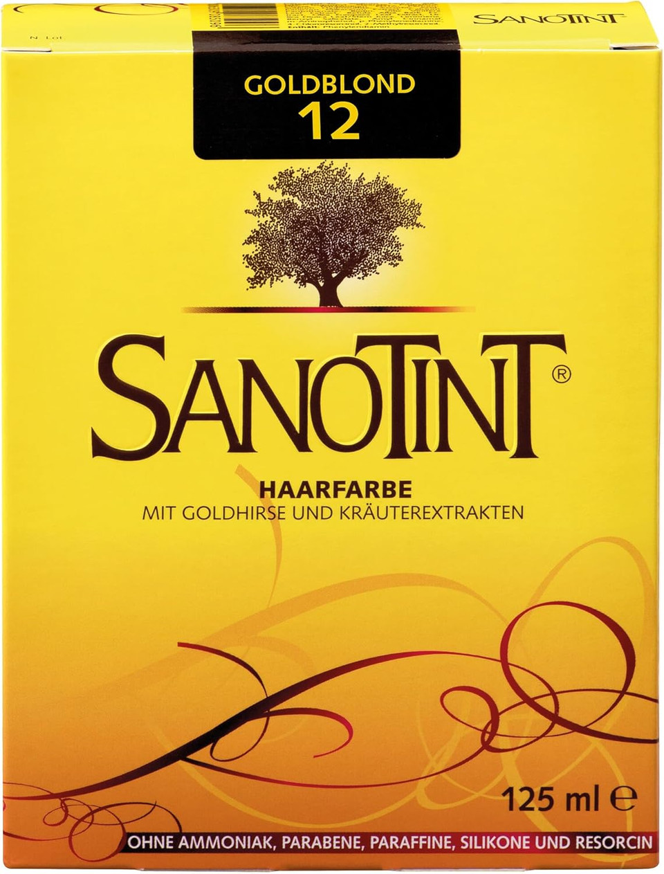 SANOTINT® Hair Colour #12 Golden Blonde (125ml)
