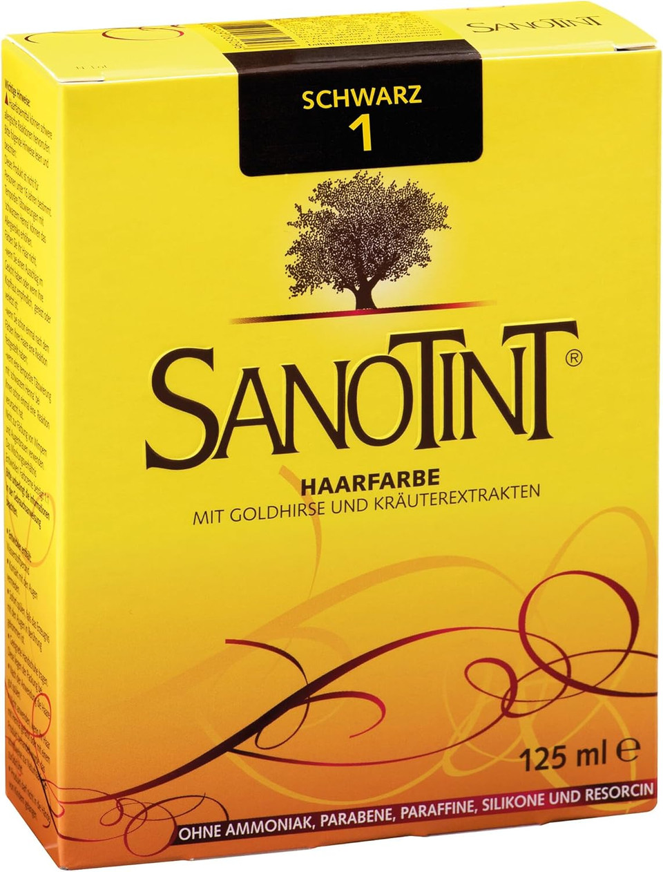 Sanotint Hair Colour Nr 01 Black 125 Mil