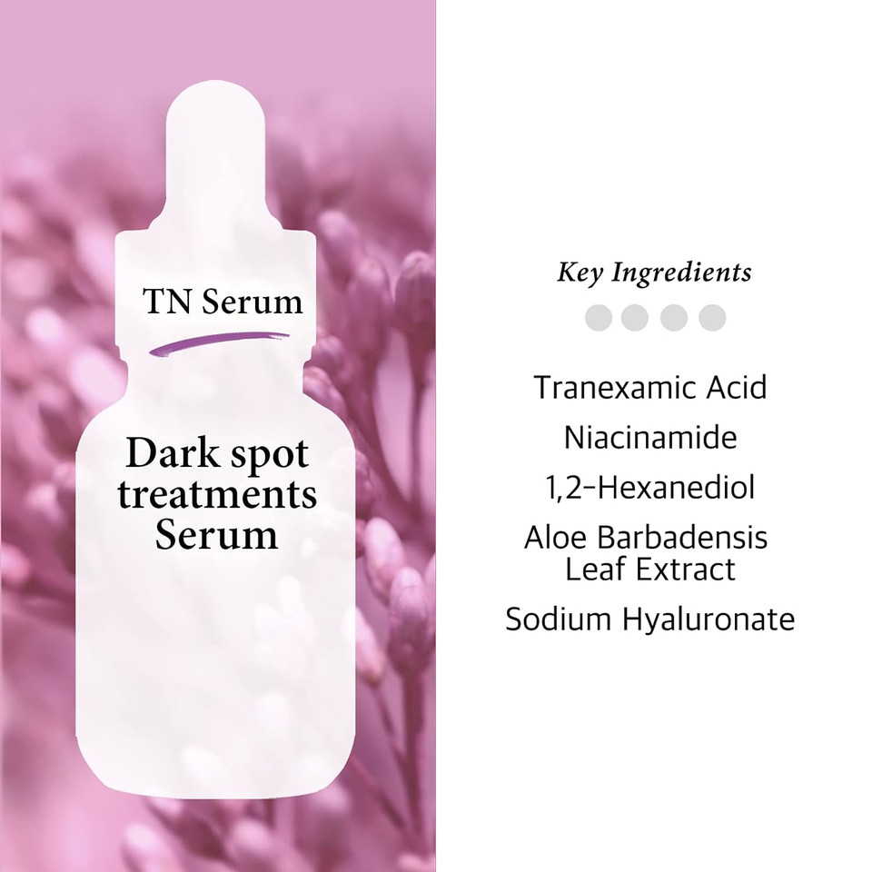 Tranexamic Acid 5% Serum With Niacinamide 5% For Face/Neck - Helps To Reduce The Look Of Hyper-Pigmentation, Discoloration, Dark Spots, Remover Melasma, 1 Fl Oz