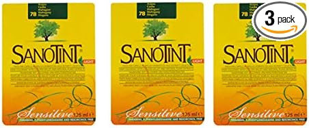 SANOTINT SENSITIVE COLOUR 78 MAhogany 3 PACKS - 3x125 ML