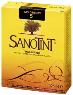 SANOTINT CLASSIC NO. 05 GOLDEN BROWN HAIR COLOUR 125 ML 3 PACKS (3x125ML)