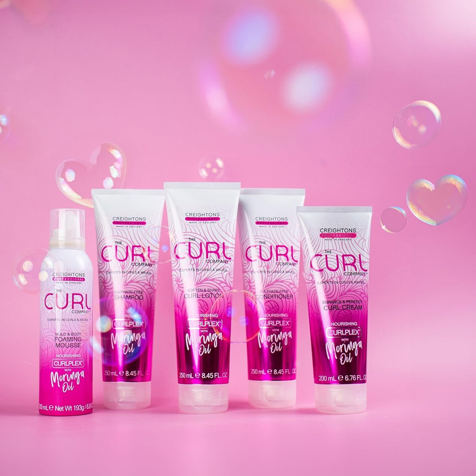 The Curl Company Enhance & Perfect Curl Cream (50ml Travel Size Mini) - Activates & Elongates Curls, Adds Shine to Hair, Professionally Formulated with Nourishing Moringa Oil, Cruelty Free The Curl Company Enhance & Perfect Curl Cream (50ml Travel Size Mini) - Activates & Elongates Curls, Adds Shine to Hair, Professionally Formulated with Nourishing Moringa Oil, Cruelty Free