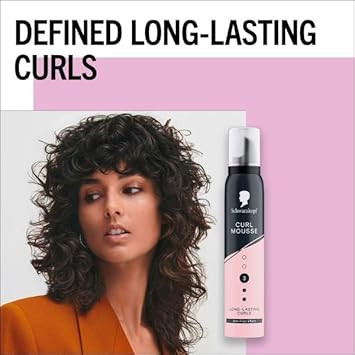 Schwarzkopf Mousse Volume 200ml, Hold Level 4, Hair Mousse for Fine Hair, Volumising Mousse that Prevents Blow-Dry Damage, Non-Sticky, Vegan Formula