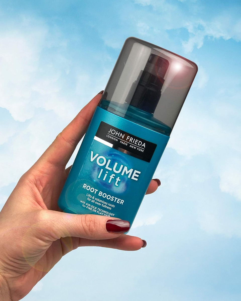 John Frieda Volume Lift Thickening Blow-Out Spray 100 ml, Thickening Blow-Dry Spray for Fine, Flat Hair, Volumising Spray