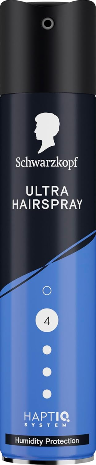 Schwarzkopf Hairspray Caring 250ml, Styling & Care, Strong Hold Hair Spray, Spray for Hair, With Argan Oil