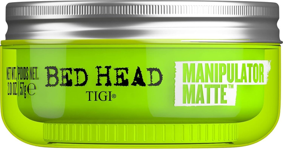 Bed Head by TIGI Manipulator Matte Hair Wax Paste 57g  Strong Hold Styling for Short to Medium Hair, Matte Finish, Texture and Definition, Tropical Scent