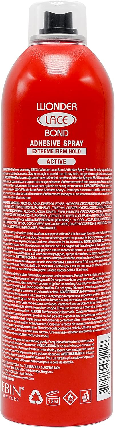 EBIN Wonder Lace Bond Spray - 80ml | Extra Mega Hold (Original)