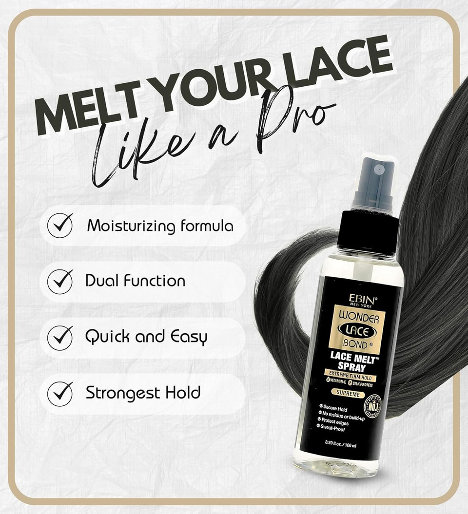 EBIN New York - Wonder Lace Bond Lace Melt Spray - Original, 100ml