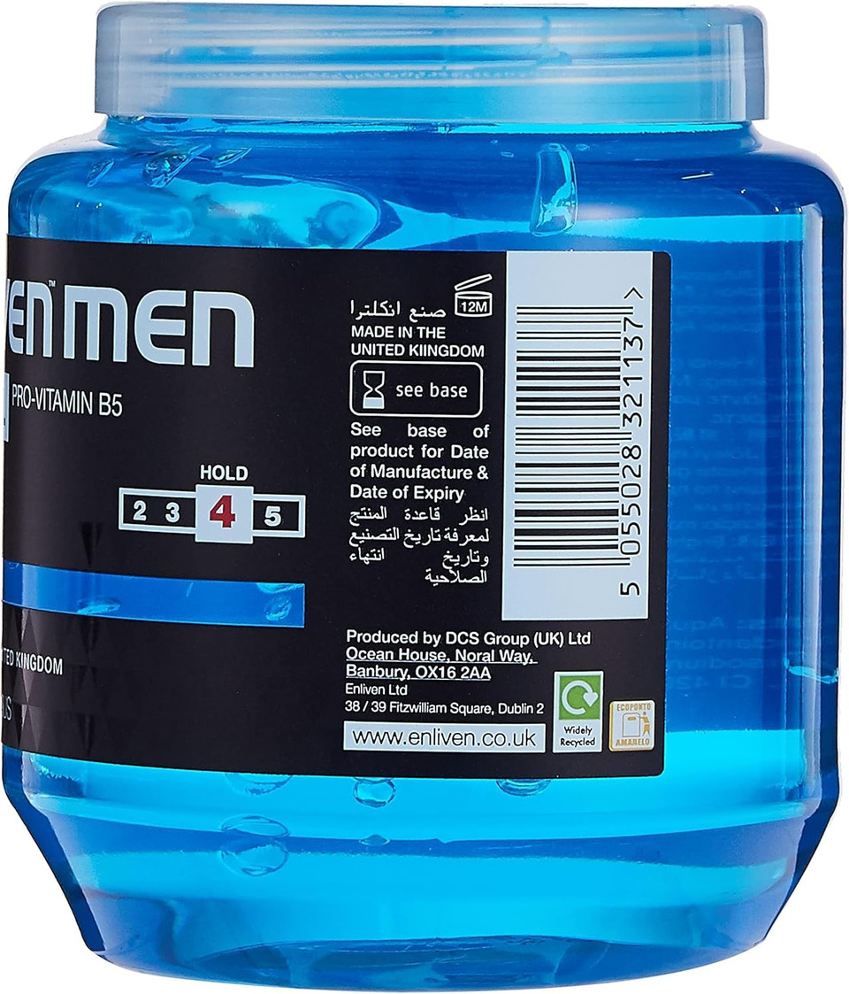 Enliven XL Extreme Blue Hair Gel 500 ml