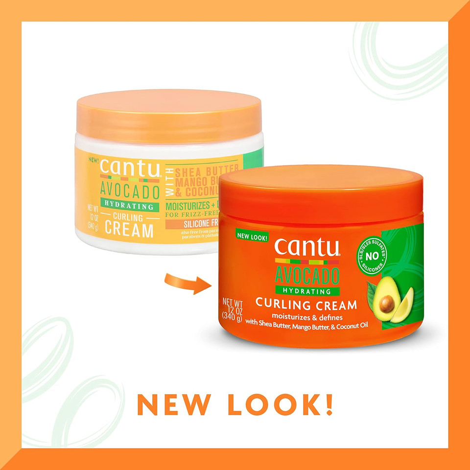 Cantu Avocado Curling Cream 340g (Packaging may vary)