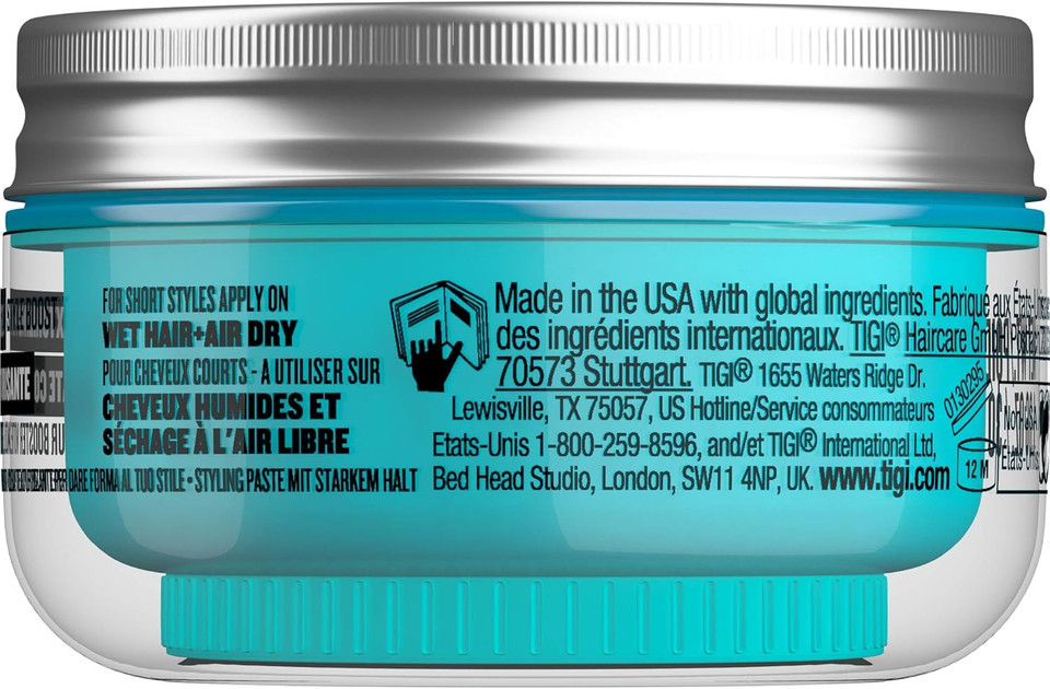 Bed Head by TIGI - Manipulator Texturising Hair Putty - Firm Hold - Travel Size - 30 g