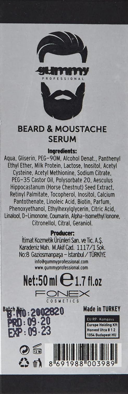 Gummy Beard and Moustache Serum 50 ml