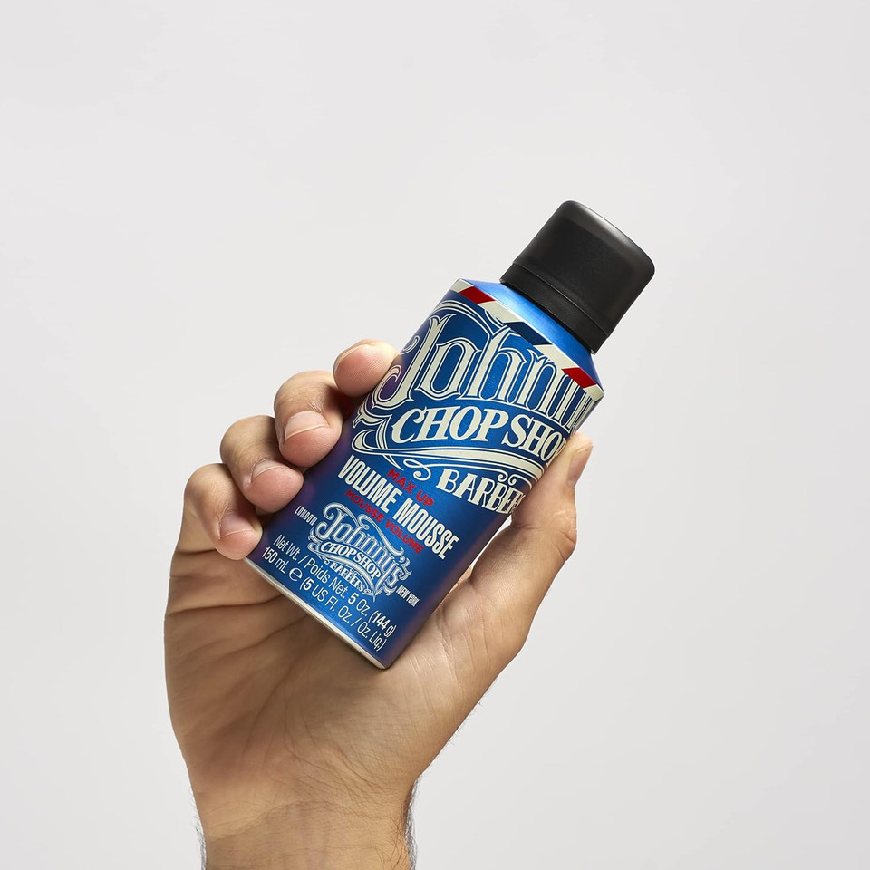 Johnny's Chop Shop - Max Up Volume Mousse, Firm Hold, All Hair Types (150ml)