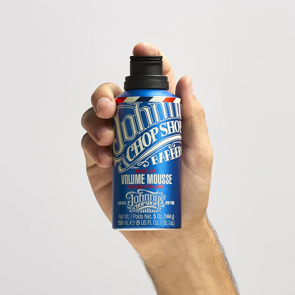 Johnny's Chop Shop - Max Up Volume Mousse, Firm Hold, All Hair Types (150ml)