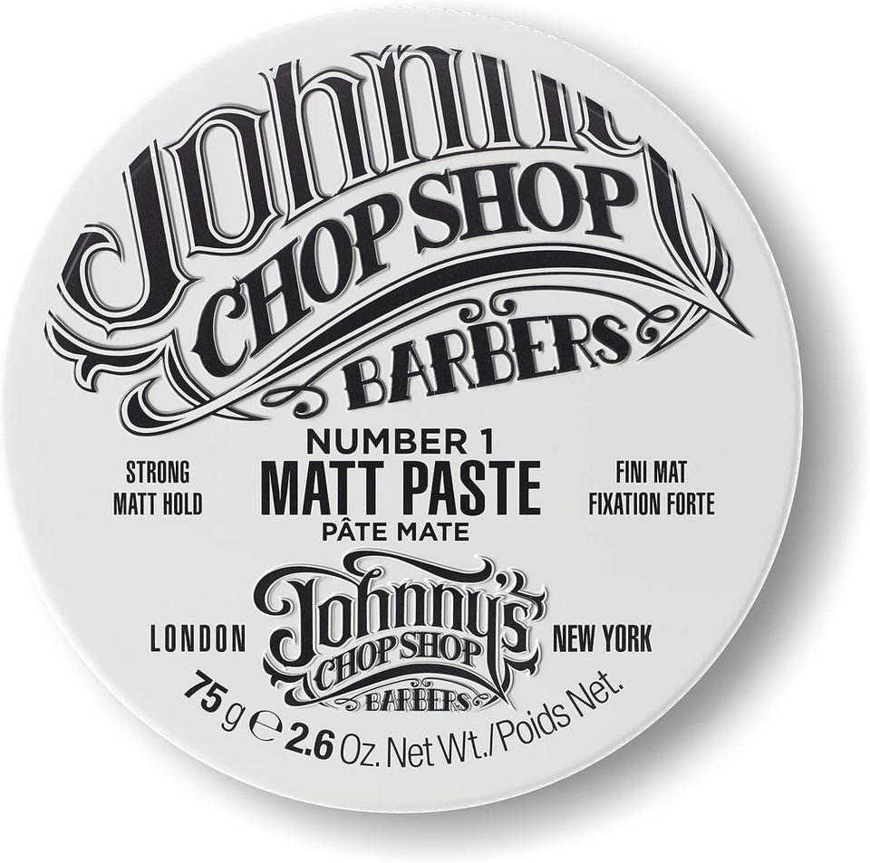 Johnny's Chop Shop - No 1 Matt Paste In A Tin, Strong Hold, Natural Finish (75g)
