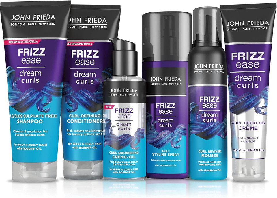 John Frieda Frizz Ease Dream Curls Defining Crème 150ml, Smoothing, Hydrating And Defining Cream Curly And Wavy Hair