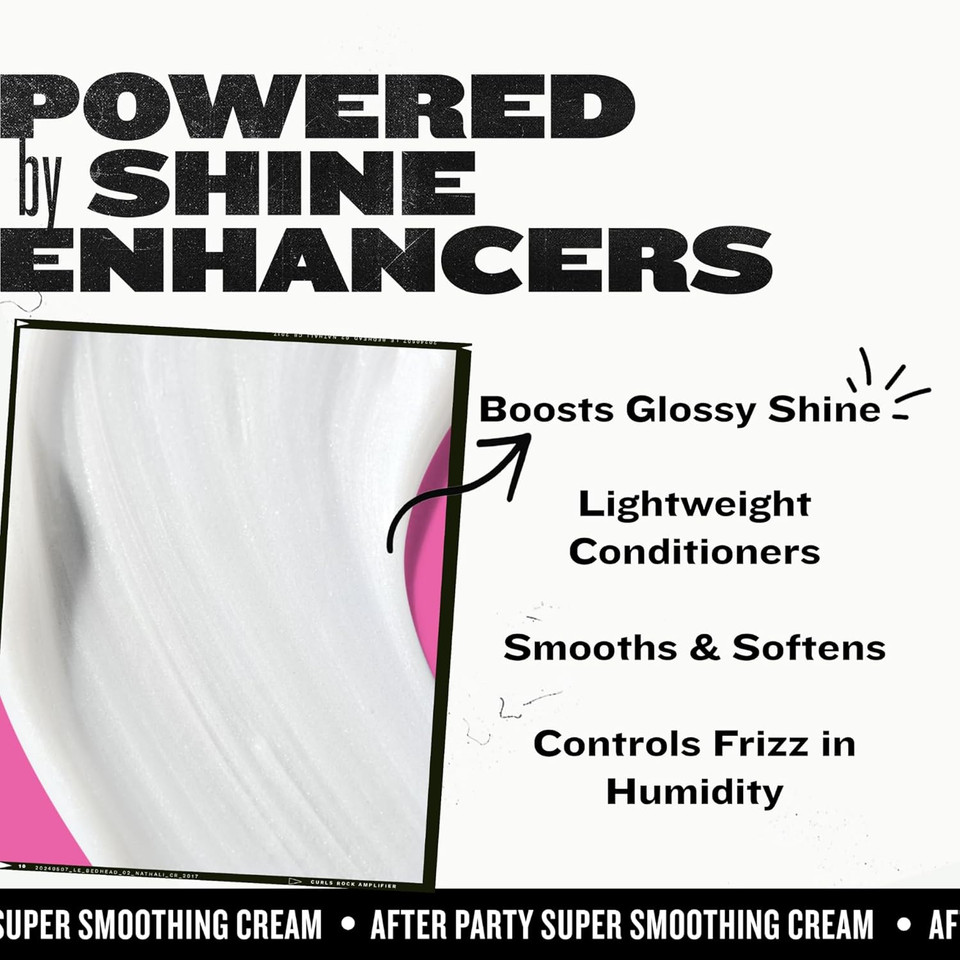 Bed Head by TIGI After Party Super Smoothing Cream  Anti Frizz hair styling product with humidity protection for frizzy, dull or coarse hair, 100ml?