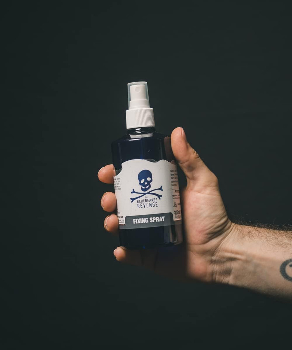 The Bluebeards Revenge Fixing Spray For Men, Vegan Friendly Hairstyling Spray Adds a Strong Hold for All Hair Types 300ml