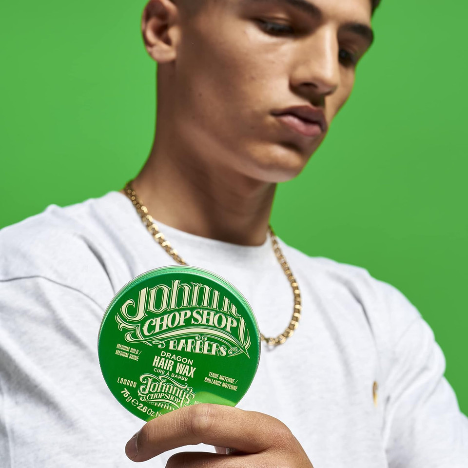 Johnny's Chop Shop - Dragon Wax, Medium Hold Hair Styler, Non Greasy (75g) Pack of 1