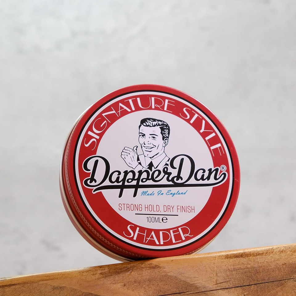 Dapper Dan Signature Style Shaper, Strong Hold Dry Finish Hair Shaper Clay, for Short to Medium Length Styles, Creates Texture and Seperation, Tuscan Vanilla Fragrance, 100ml