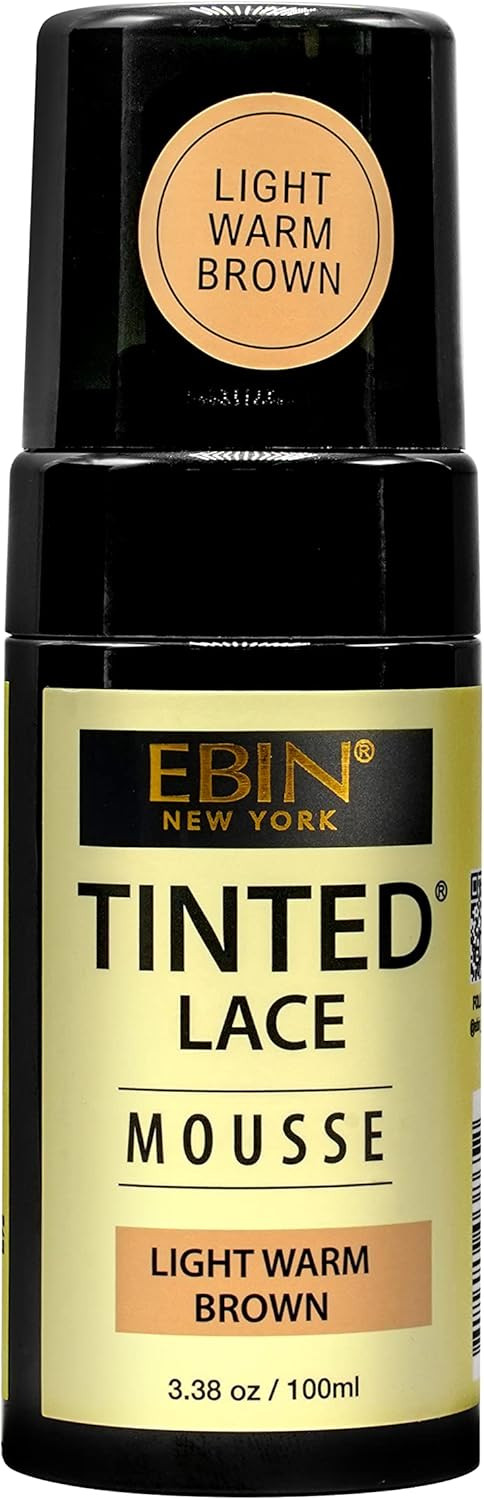 EBIN Tinted Lace Mousse (Light Warm Brown, 100 ml)