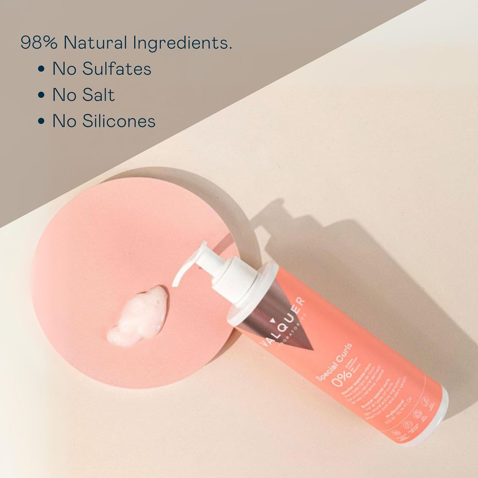 Valquer Booster Special Curls. Defined Curls Activating Gel Treatment for Curly Hair Curly Method. With Vegetable Keratin and Actives derived from Corn. Vegan. 300 ml