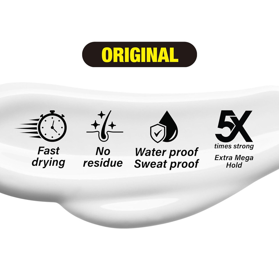 EBIN NEW YORK Wonder Bond Holding Gel 4oz/ 120ml - Original (Extra Mega Hold) | Quick Drying, Improved Formula Provides All-Day Hold, Easy to Apply and No Residue