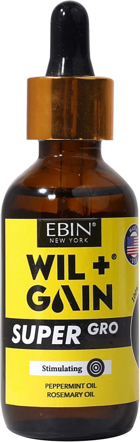 EBIN NEW YORK  2X Strength Hair Oil Blend  Women  60ml  Peppermint & Rosemary for Scalp Revival and Hair Growth Support