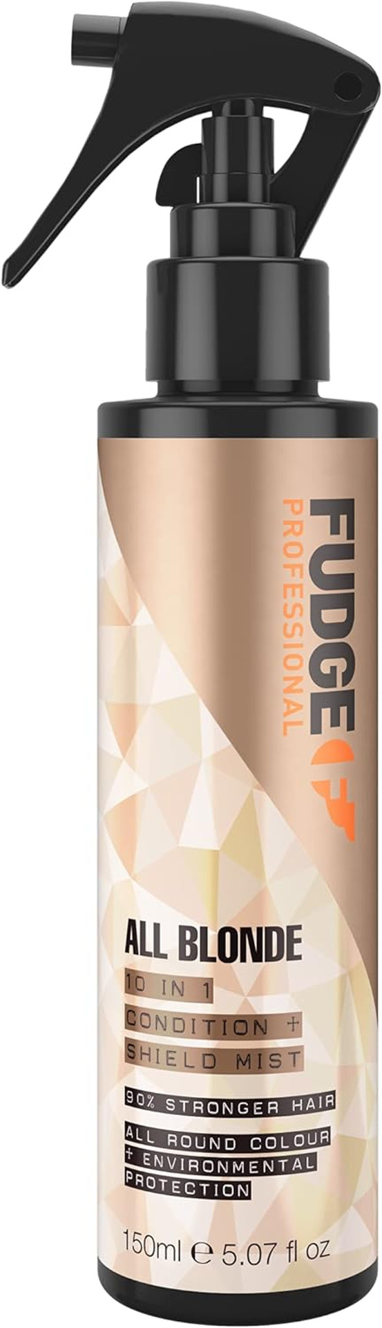Fudge Professional All Blonde 10-in-1 Condition and Sheild Mist, 90 Percent Stronger Hair, Bond Repair Technology, 150 ml