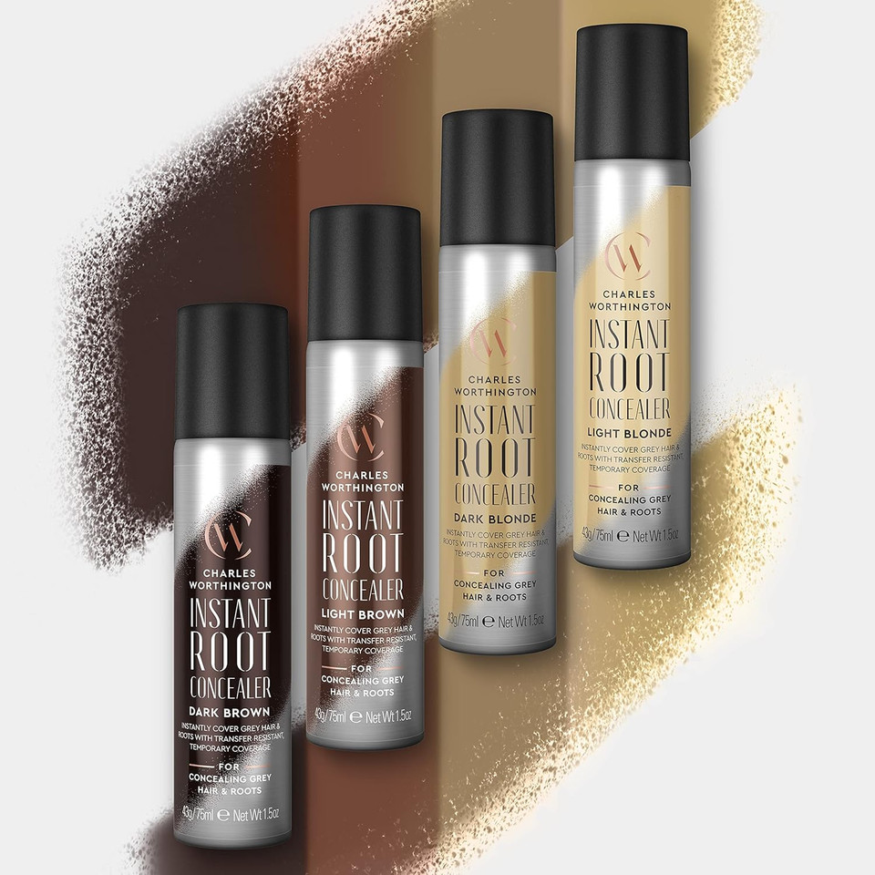 Charles Worthington Instant root conceal spray - Light Blonde