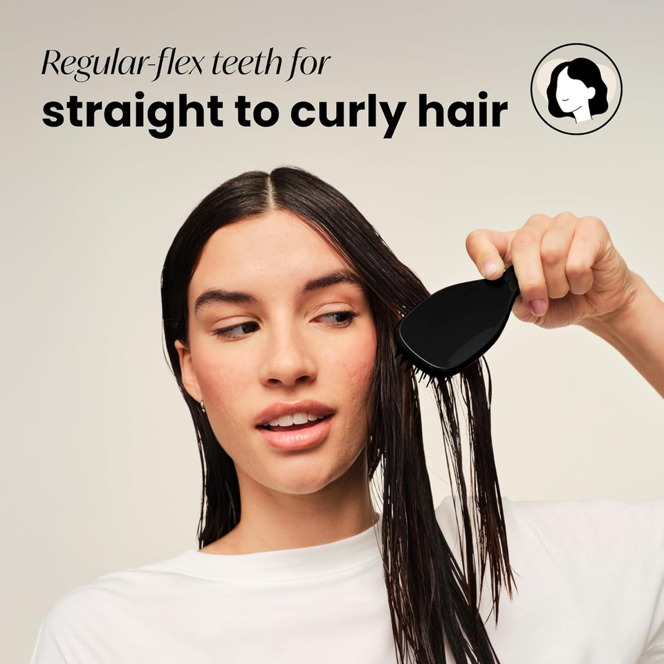 Tangle Teezer Mini Ultimate Detangler - For Wet & Dry Hair - Detangling Brush for All Hair Types - Perfect Brush For Kids & Travel - Millenial Pink Tangle Teezer Mini Ultimate Detangler - For Wet & Dry Hair - Detangling Brush for All Hair Types - Perfect Brush For Kids & Travel - Millenial Pink