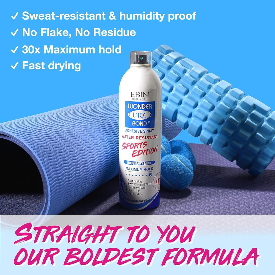 EBIN NEW YORK Wonder Lace Melt Aerosol Spray (Sports Edition, 180ml)