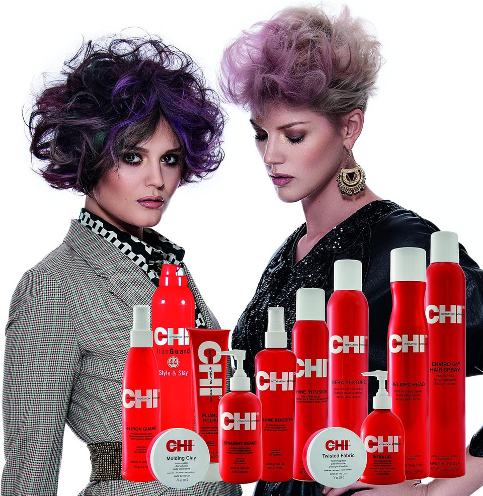 CHI 44 Iron Guard Thermal Protection Spray | Heat Protection Spray for Hair | Hair Spray for Heat Styling | Hair Care | Maintain, Repair & Protect | Colour-Safe & Paraben-Free Hair Products, 237ml