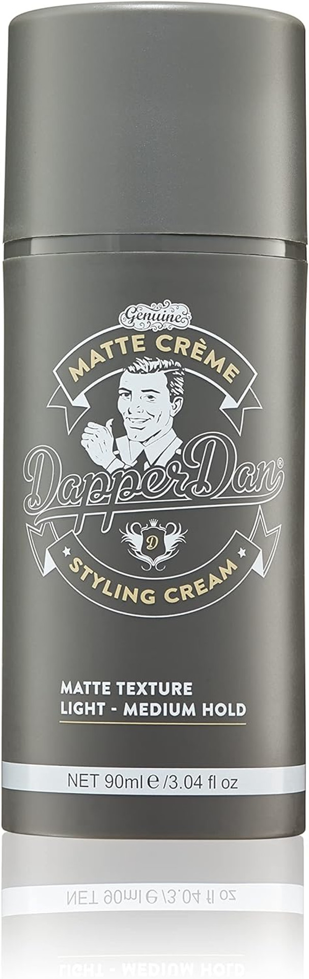 Dapper Dan Matte Cream Pomade, Light to Medium Hold Styling Hair Cream for Men, for All Day Hold Long Matte Texture and Hold, Light Fresh Fragrance, 1 x 90ml Dapper Dan Matte Cream Pomade, Light to Medium Hold Styling Hair Cream for Men, for All Day Hold Long Matte Texture and Hold, Light Fresh Fragrance, 1 x 90ml