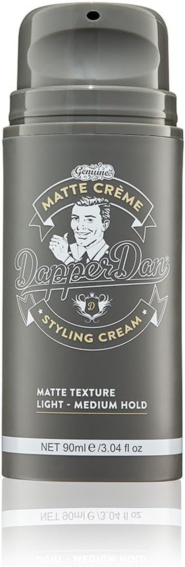 Dapper Dan Matte Cream Pomade, Light to Medium Hold Styling Hair Cream for Men, for All Day Hold Long Matte Texture and Hold, Light Fresh Fragrance, 1 x 90ml Dapper Dan Matte Cream Pomade, Light to Medium Hold Styling Hair Cream for Men, for All Day Hold Long Matte Texture and Hold, Light Fresh Fragrance, 1 x 90ml