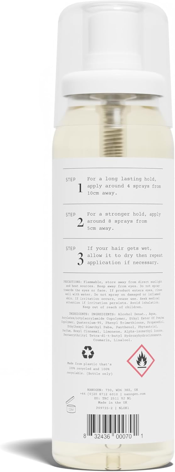 Nanogen Hair Fibre Locking Spray